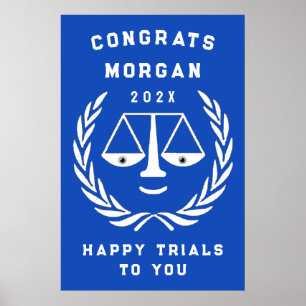 Póster Partido de Graduación de Facultad de Derecho Perso