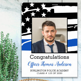 Póster Partido de Graduación de Oficiales de Policía Líne