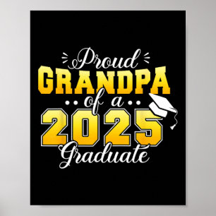 Póster Partido De Graduación Orgulloso Abuelo De Un Cl De