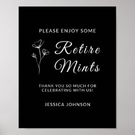 Póster Partido de Jubilación Moderna Favorece el Rótulo