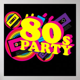 Póster Partido de los 80