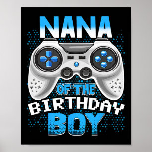 Póster Partido De Nacimiento Nana Del Juego De Video Del