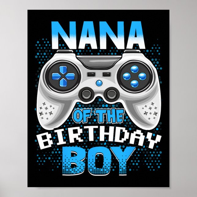 Póster Partido De Nacimiento Nana Del Juego De Video Del  (Frente)
