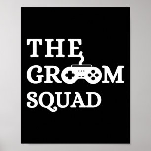 Póster Partido Groom Squad Boda Bacheler Groomsmen Juego