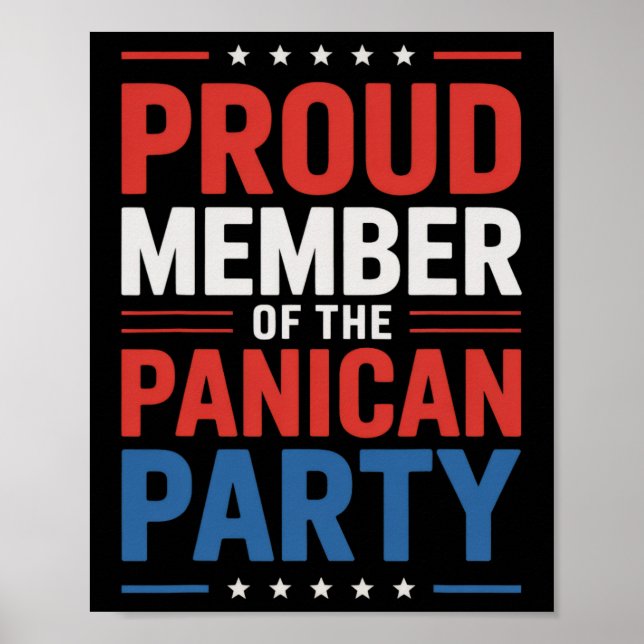 Póster Partido Panican Anti Trump (Frente)