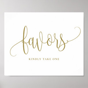 Póster Partidos favoritos del guión de la caligrafía de B