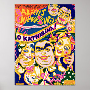 Póster partitura de O Katharina de 1924