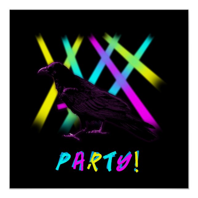 Póster Party Rave-n -  (Anverso)