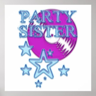 Póster party sister