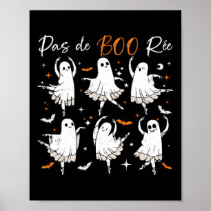 Póster Pas De Boo-rée Funny Ballet Fantasma Profesora de 