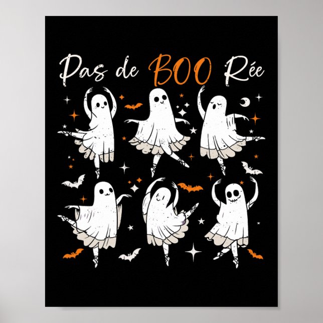 Póster Pas De Boo-rée Funny Ballet Fantasma Profesora de  (Frente)