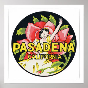 Póster Pasadena California