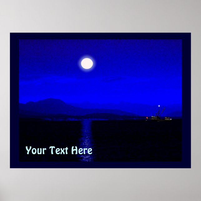 Póster Pasaje con luz de la luna (Frente)