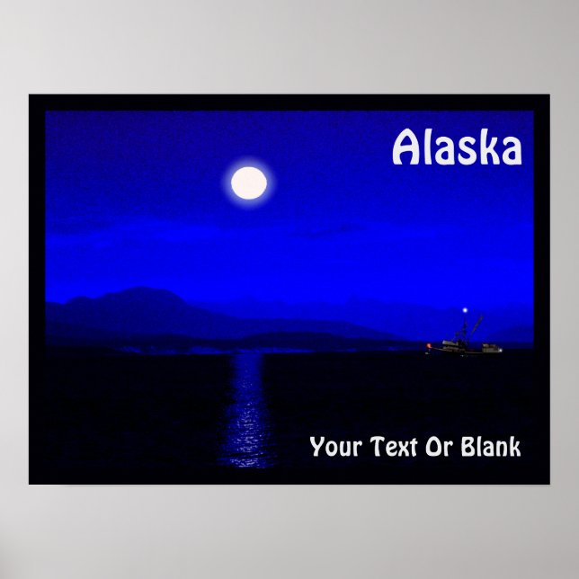 Póster Pasaje con luz de la luna (Frente)