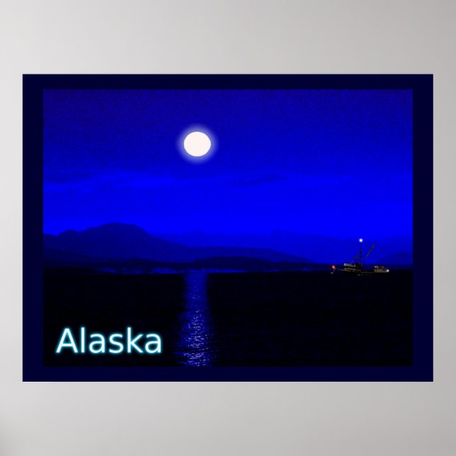 Póster Pasaje con luz de la luna (Frente)