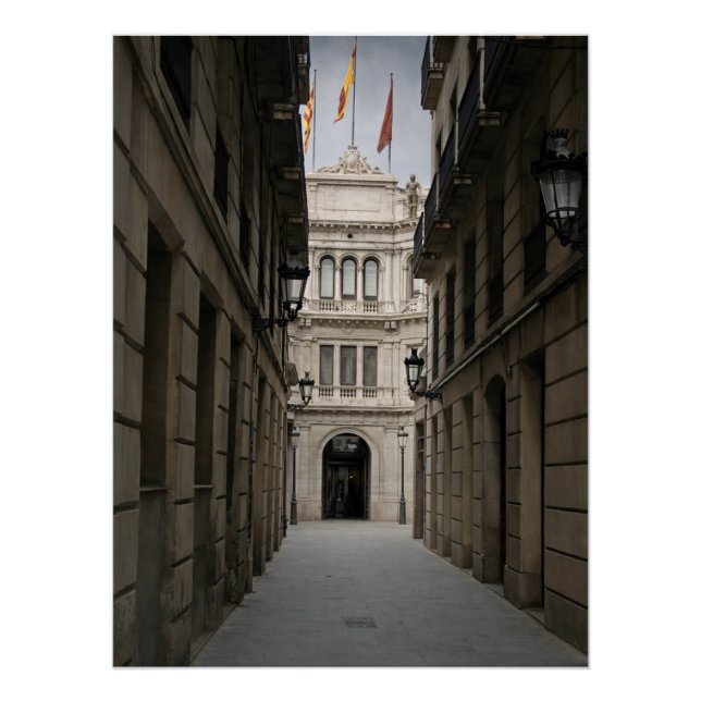 Póster Pasaje de Barcelona — Luz Mínima (Anverso)