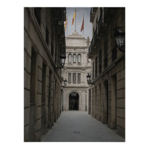 Póster Pasaje de Barcelona — Niebla Suave