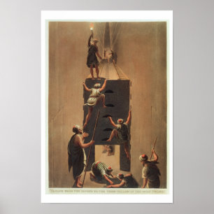Póster Pasaje de la segunda a la tercera galería de