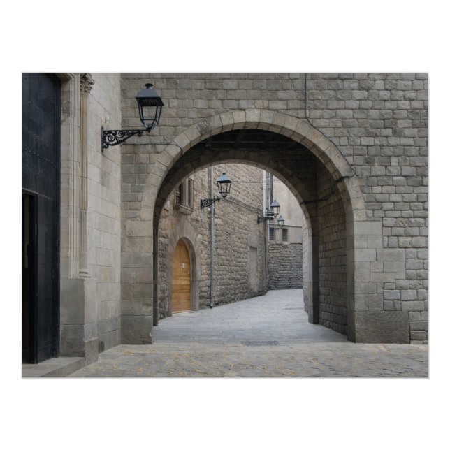 Póster Pasaje Escandinavo — Arco de Barcelona (Anverso)