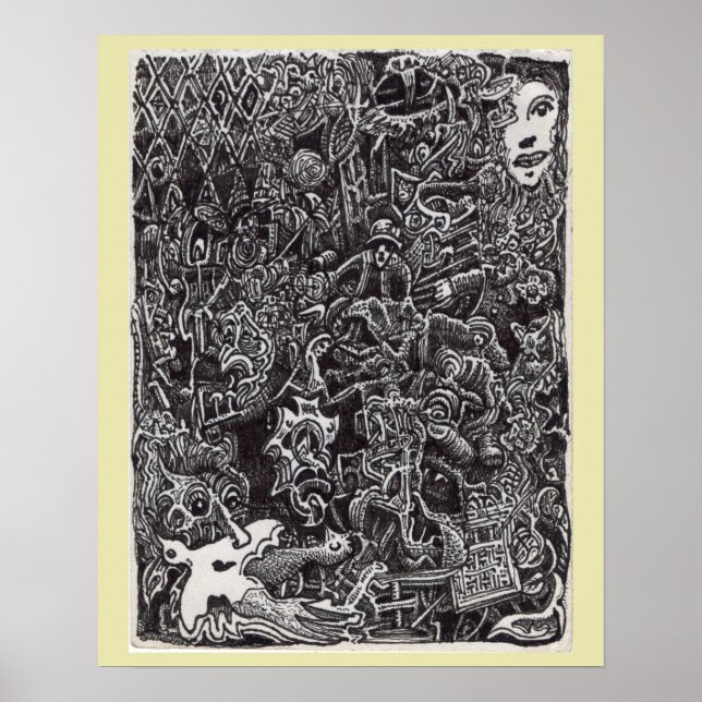 Póster Pasaje oscuro de Brian Benson (Frente)