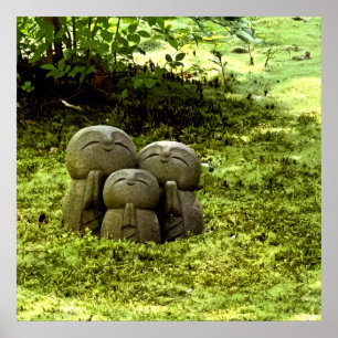 Póster Pasaje Silencioso — Armonía Wabi-Sabi Japonesa en 