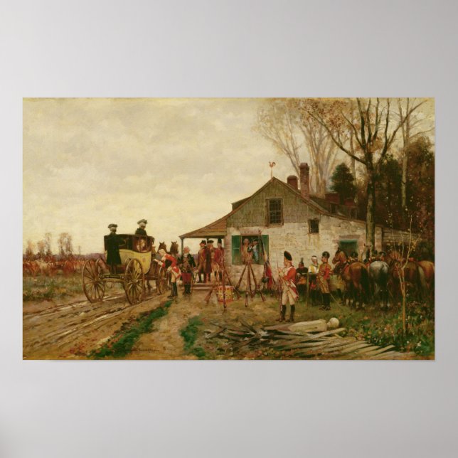 Póster Pasando el puesto de avanzada, (Frente)