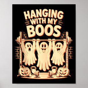 Póster Pasando el rato con mis fantasmas divertido entren