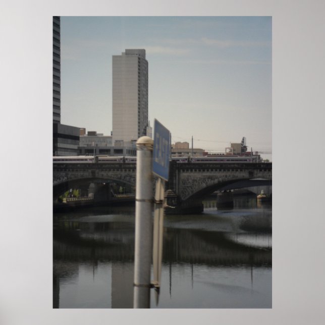 Póster Pasar el mundo de las reflexiones al revés (Frente)