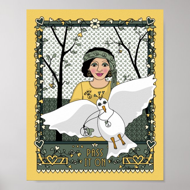 Póster Pasar el Poster On_C_8x10 (Frente)