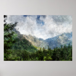 Póster Pasar los árboles por MtnTopArt