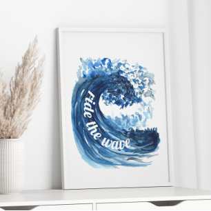 Póster Pasar por el Poster de citas de color de agua de o