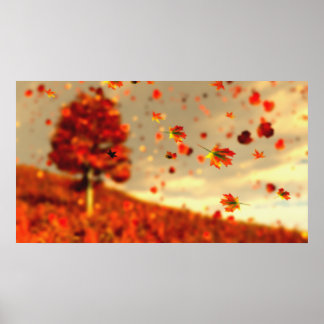 Póster Pasar por la imprenta de la brisa de octubre