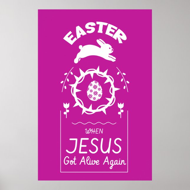 Póster Pascua - Cuando Jesús se volvió a enamorar (Frente)