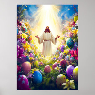 Póster Pascua de Resurrección de Jesucristo