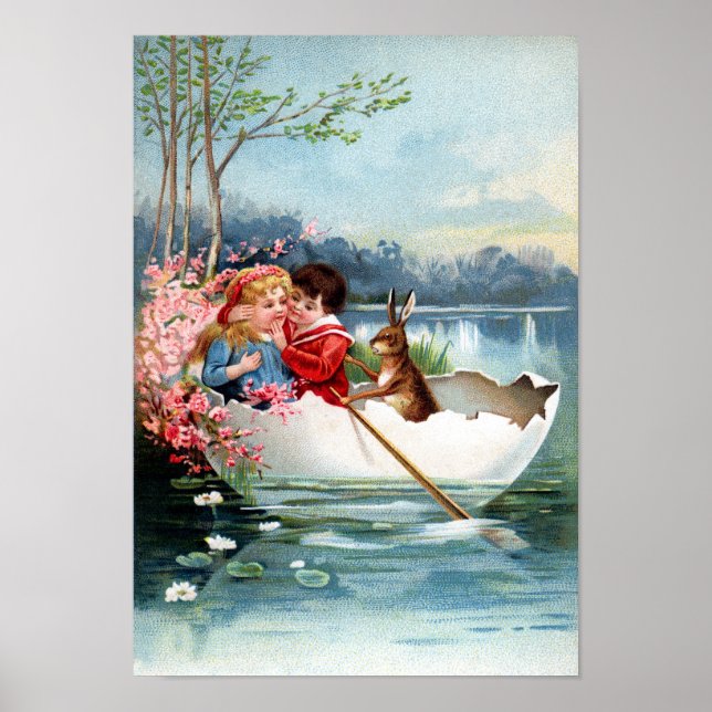 Póster Pascua de Vintage (Frente)