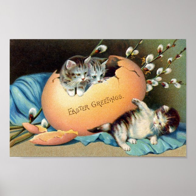 Póster Pascua de Vintage (Frente)