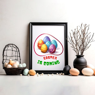 Póster Pascua está llegando - Amor