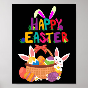 Póster Pascua Feliz Para Mujeres Y Hombres - Pascua