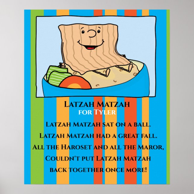 Póster Pascua Latzah Matzah Poster 20 x 24 acabado mate (Frente)