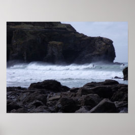 Póster Paseando por la ola