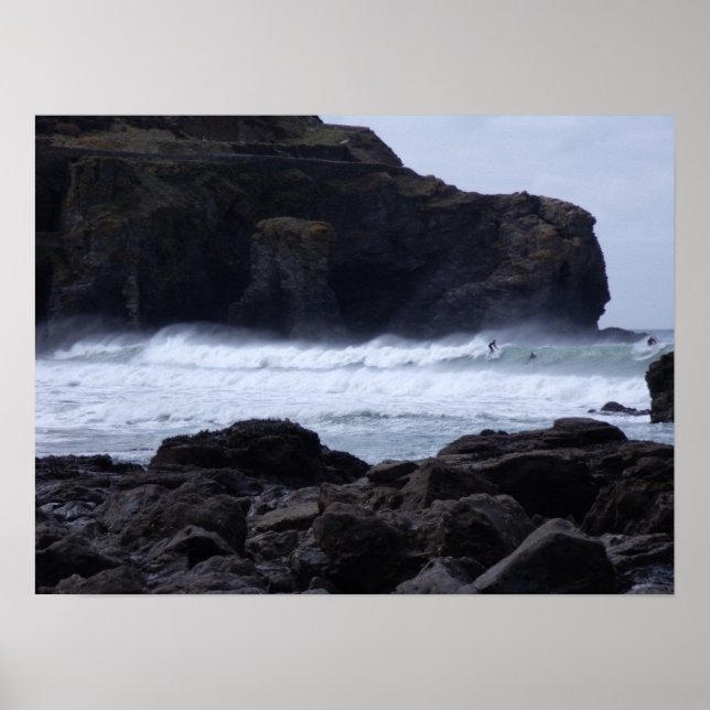 Póster Paseando por la ola (Frente)