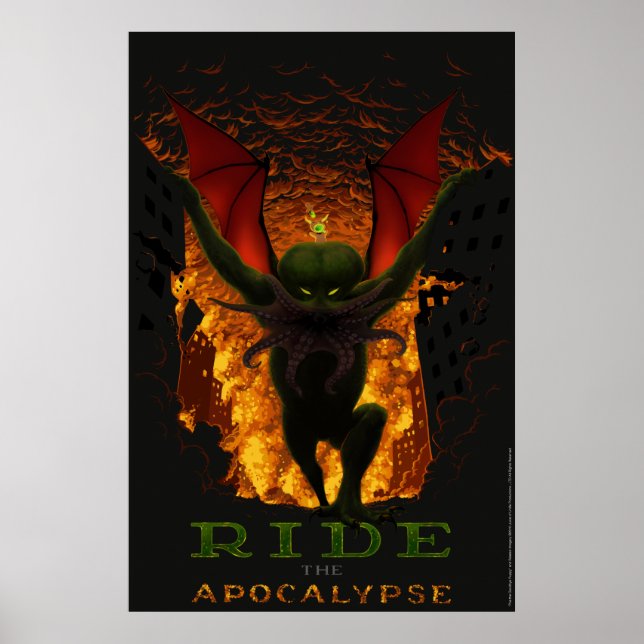 Póster Pasear por el Poster apocalipsis (Frente)