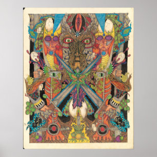 Póster Paseo Allower (pasos de la tierra en la madre)