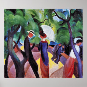 Póster Paseo de August Macke