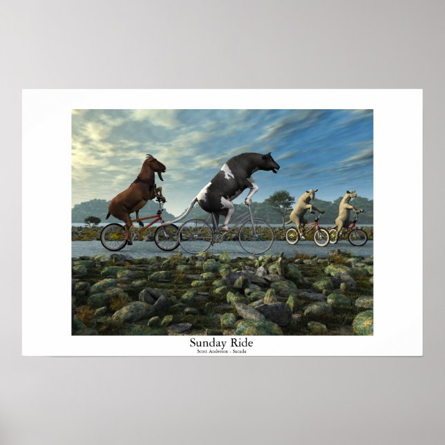 Póster Paseo de domingo (Frente)