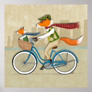 Póster Paseo de la bici del Fox