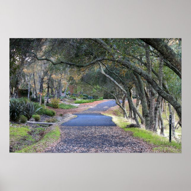 Póster "Paseo de otoño" (Frente)