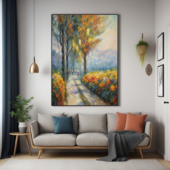 Póster Paseo de otoño impresionante por el camino (Subido por el creador)