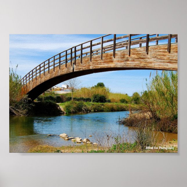 Póster Paseo de verano a lo largo del río Túria (Frente)
