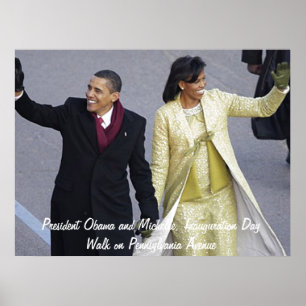 Póster Paseo del día de inauguración de presidente Obama